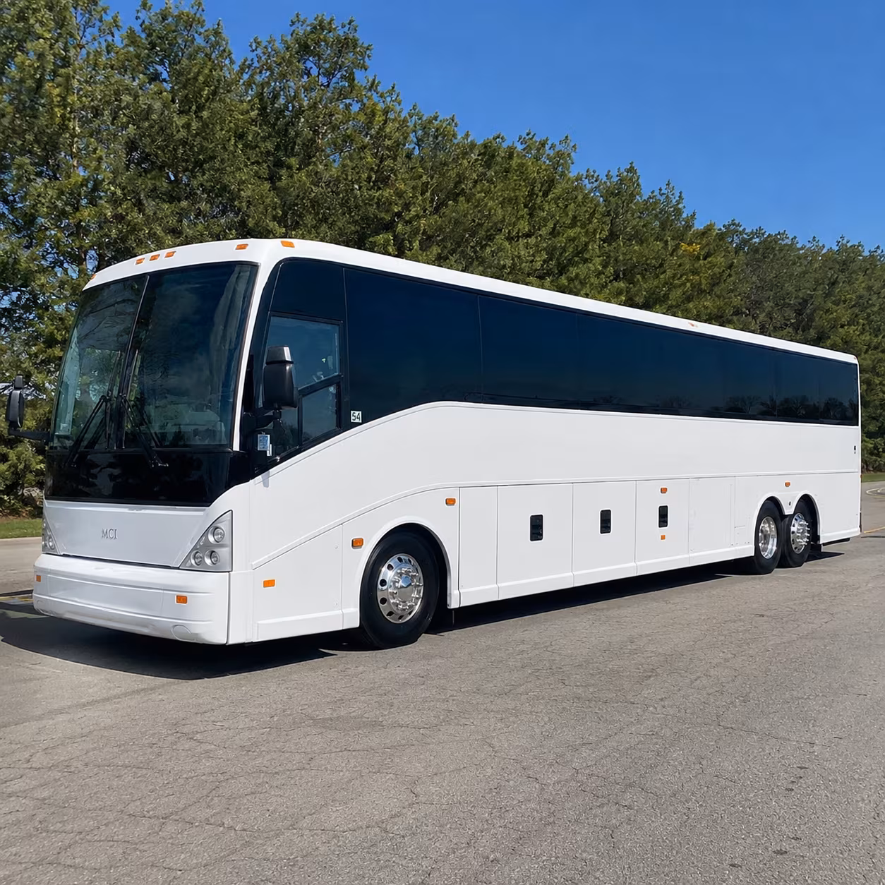 aloha charter bus rental exterior